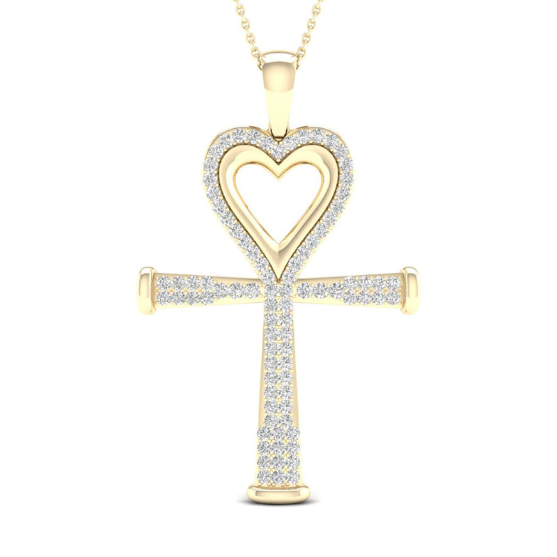 10K 0.20CT DIAM PENDANT