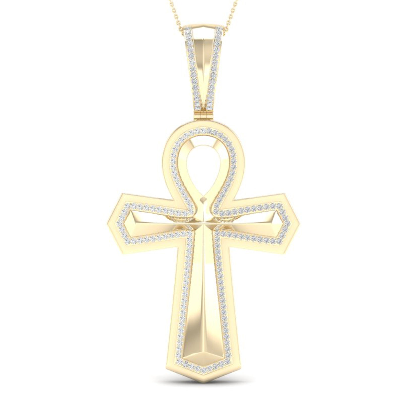 10K 0.40CT DIAM PENDANT