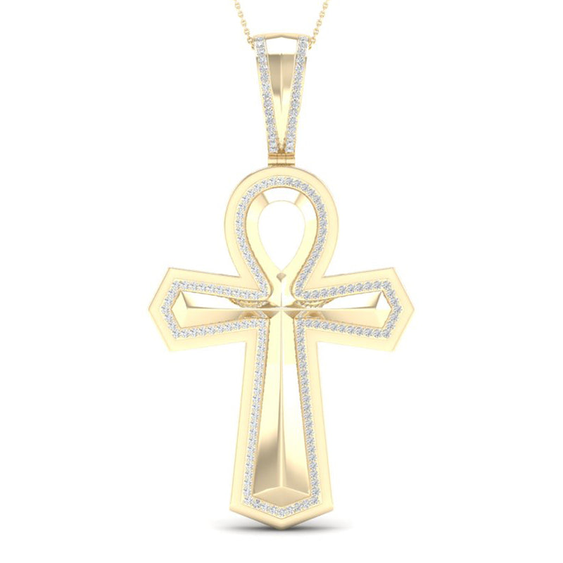 10K 0.40CT DIAM PENDANT