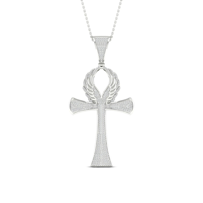 10K 0.90CT DIAM PENDANT