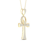 10K 0.90CT DIAM PENDANT