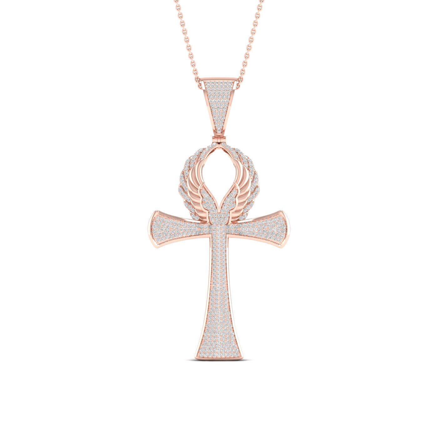 10K 0.90CT DIAM PENDANT