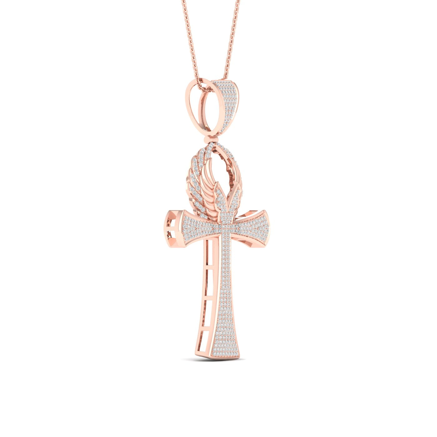 10K 0.90CT DIAM PENDANT