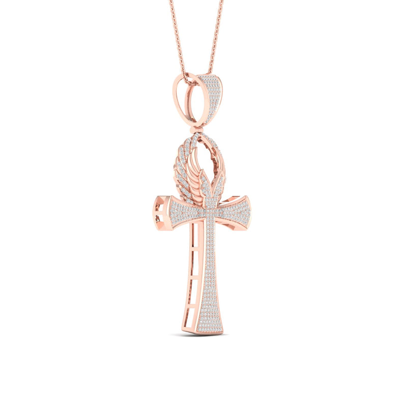 10K 0.90CT DIAM PENDANT