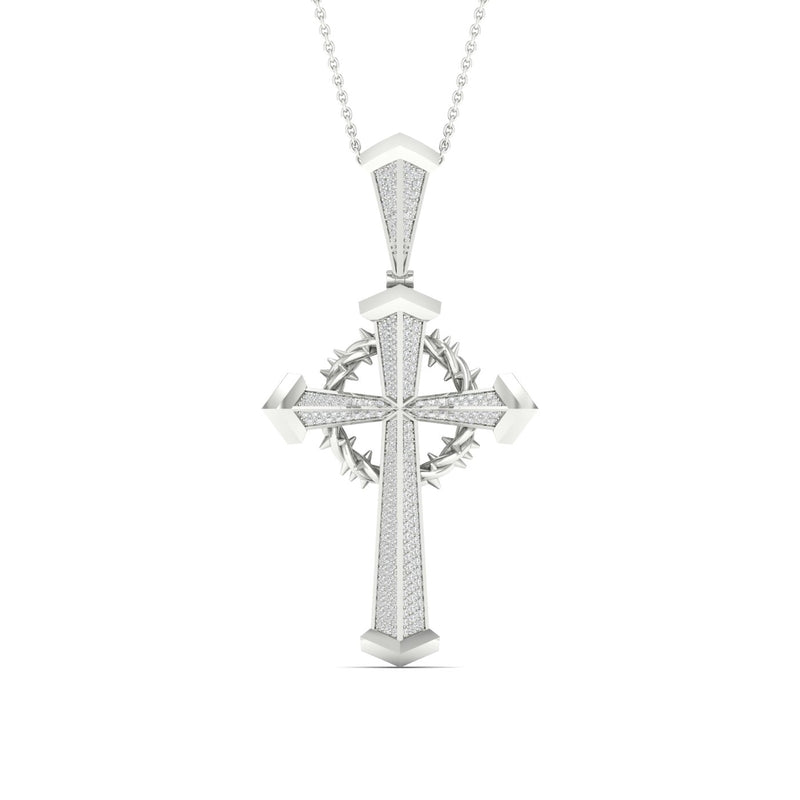 10K 0.50CT DIAM PENDANT