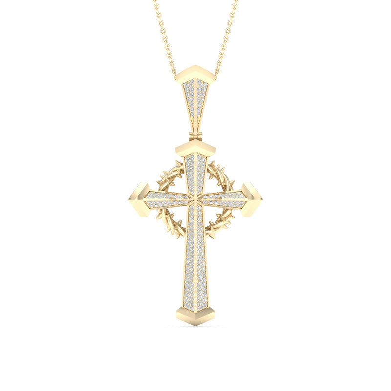 10K 0.50CT DIAM PENDANT