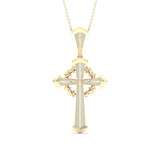 10K 0.50CT DIAM PENDANT