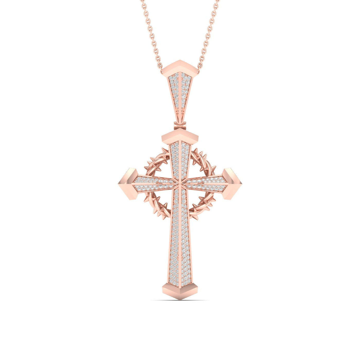 10K 0.50CT DIAM PENDANT