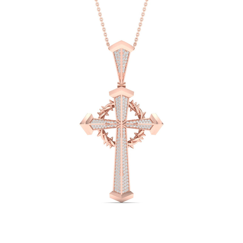 10K 0.50CT DIAM PENDANT