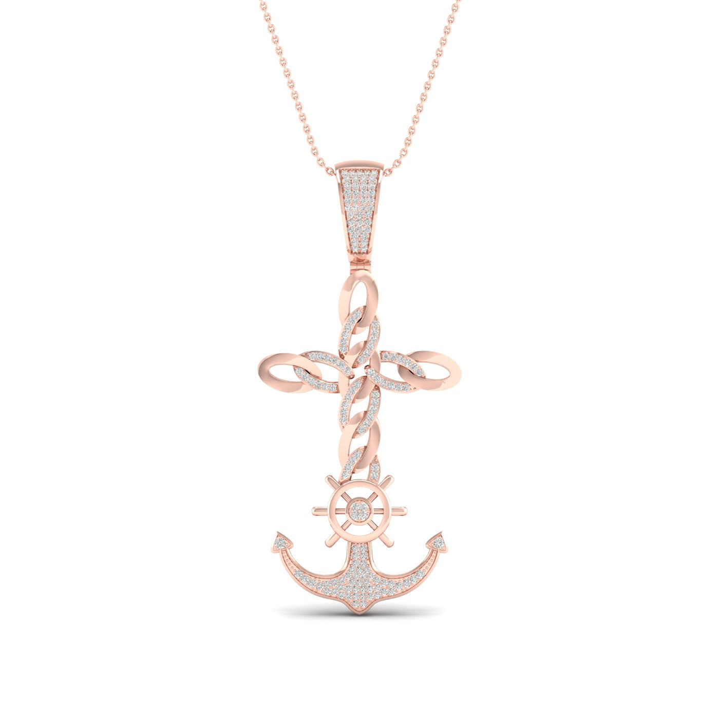 10K 0.40CT DIAM PENDANT