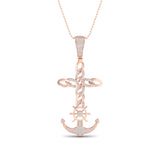 10K 0.40CT DIAM PENDANT