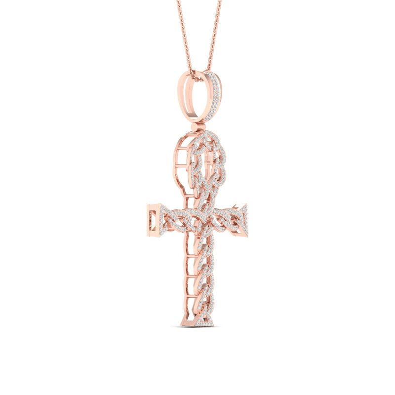 10K 0.70CT DIAM PENDANT