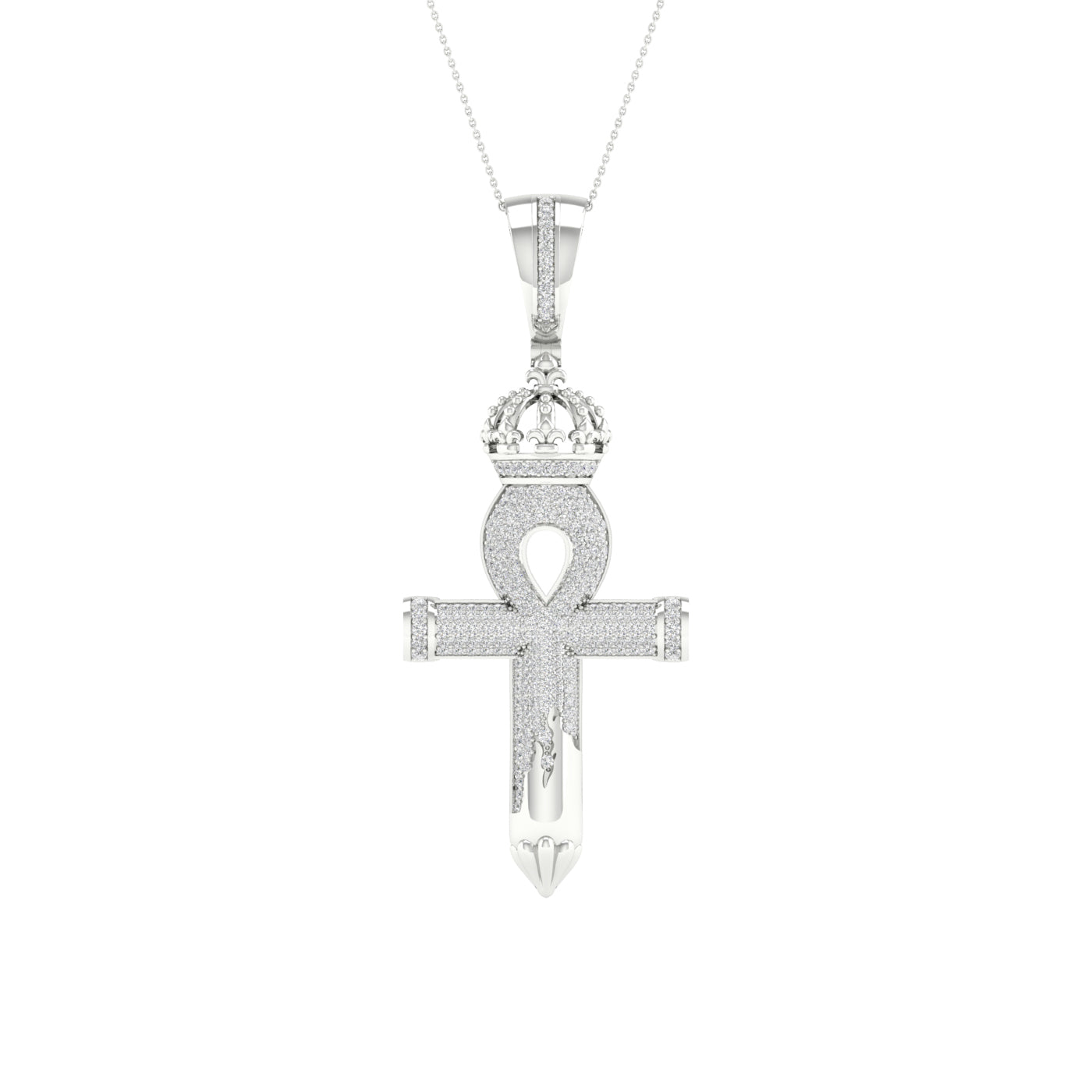 10K 0.50CT DIAM PENDANT