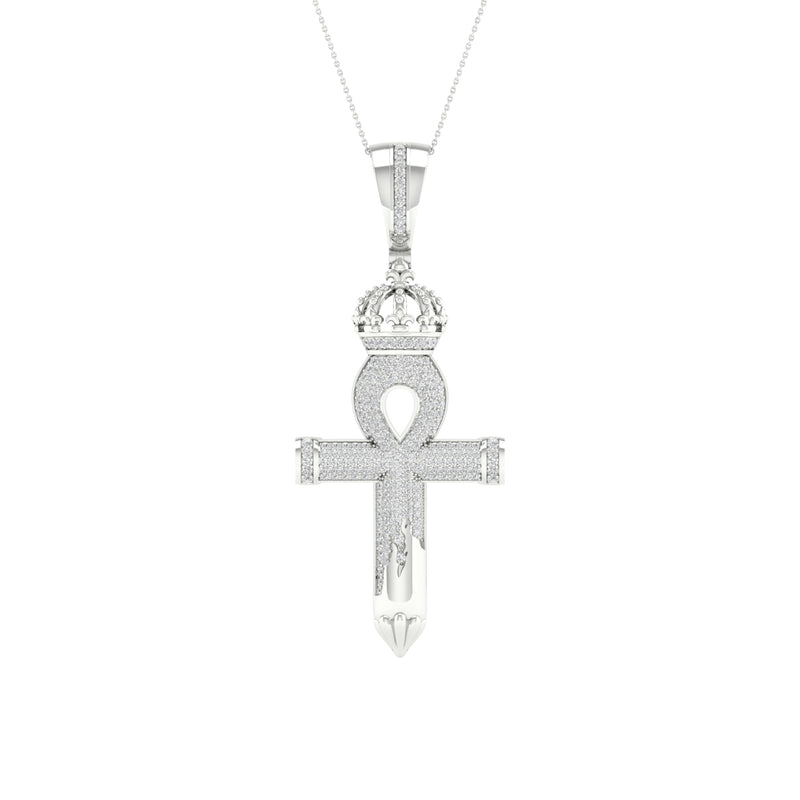 10K 0.50CT DIAM PENDANT