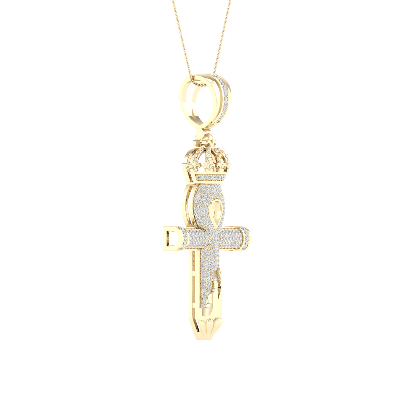 10K 0.50CT DIAM PENDANT