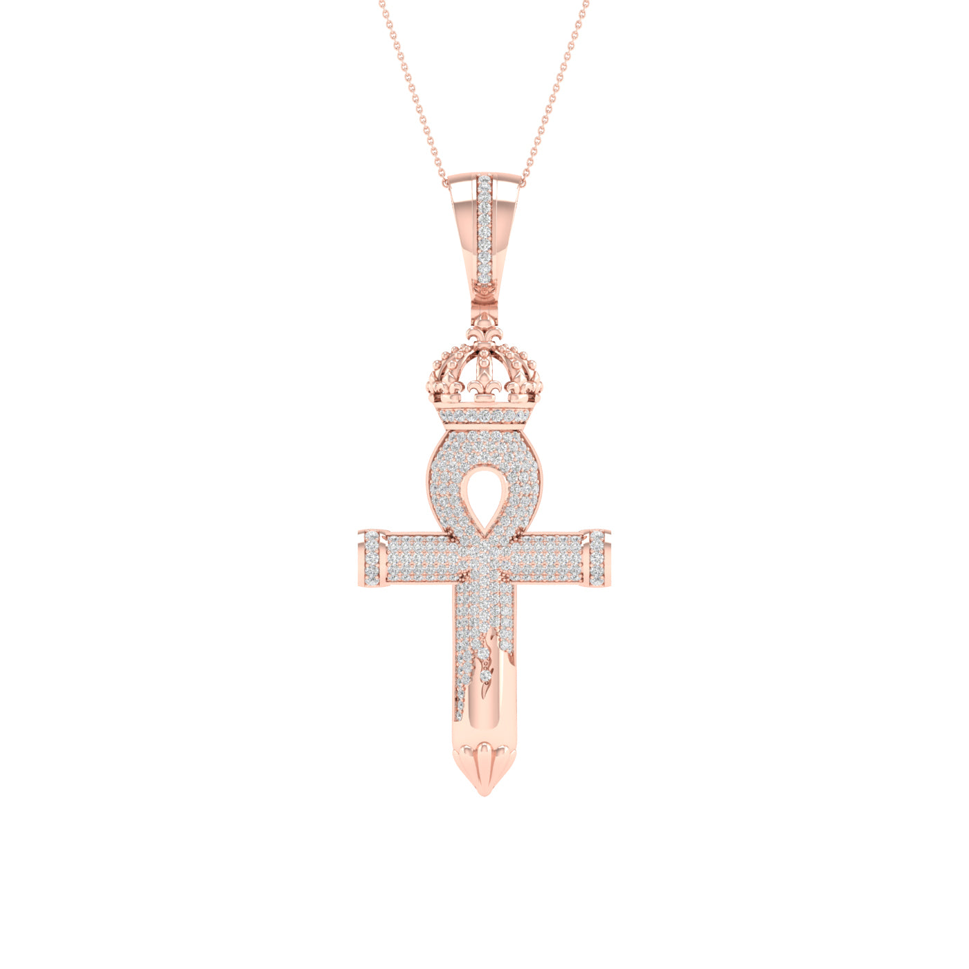 10K 0.50CT DIAM PENDANT