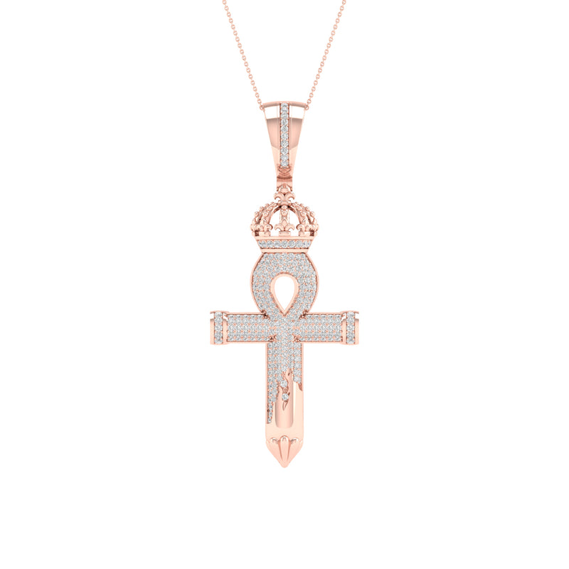 10K 0.50CT DIAM PENDANT