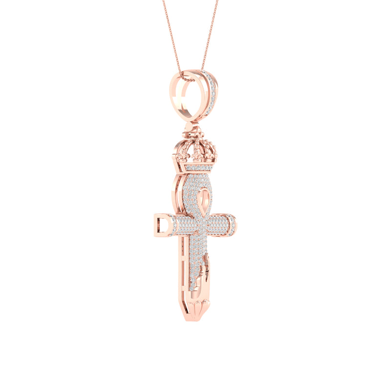 10K 0.50CT DIAM PENDANT