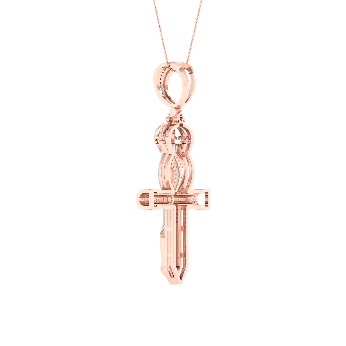 10K 0.50CT DIAM PENDANT