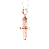 10K 0.50CT DIAM PENDANT