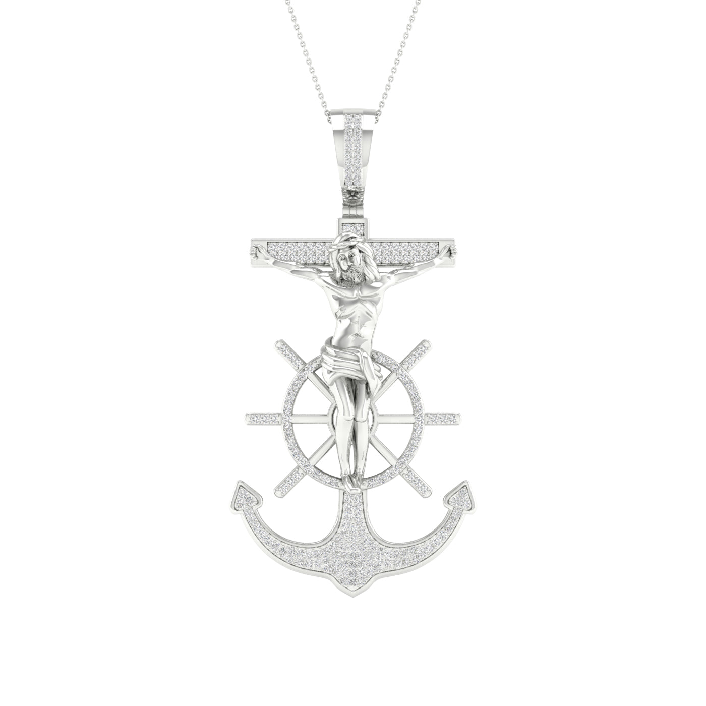 10K 0.50CT DIAM PENDANT