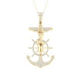 10K 0.50CT DIAM PENDANT