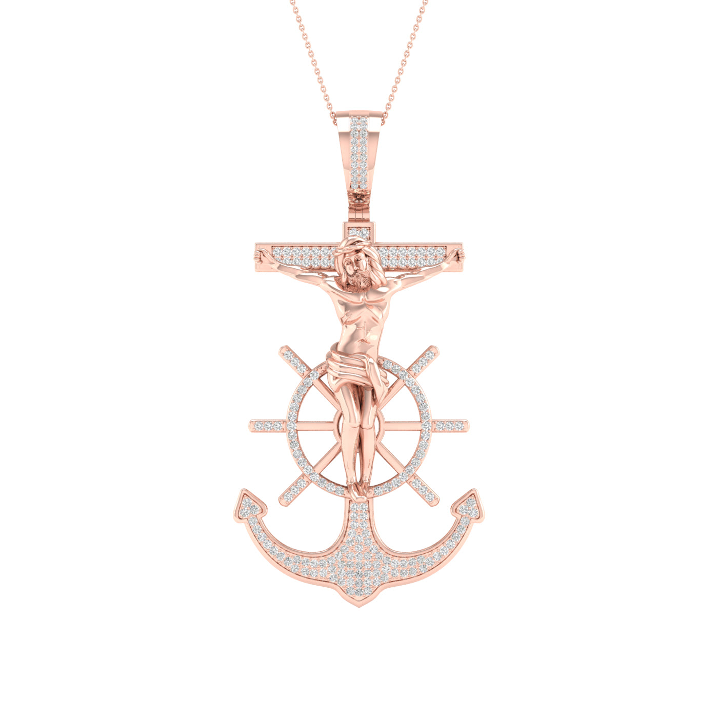 10K 0.50CT DIAM PENDANT