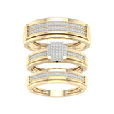 10K 0.40 CT DIAM TRIO SET