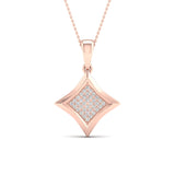 10K 0.10CT DIAM PENDANT
