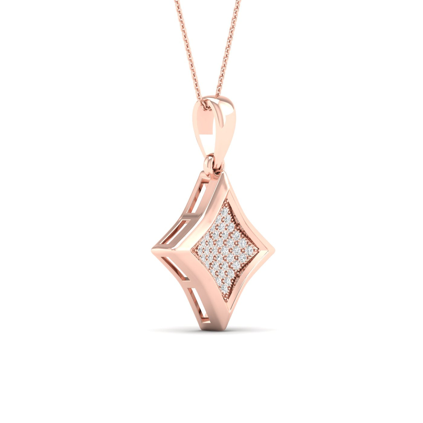 10K 0.10CT DIAM PENDANT