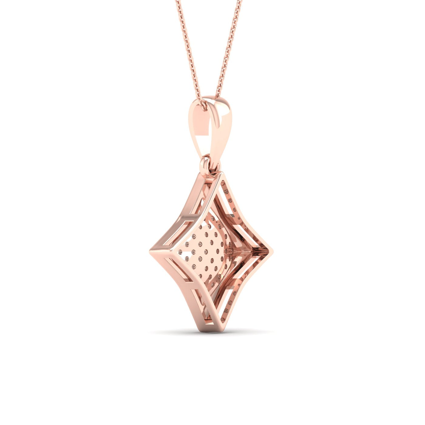 10K 0.10CT DIAM PENDANT