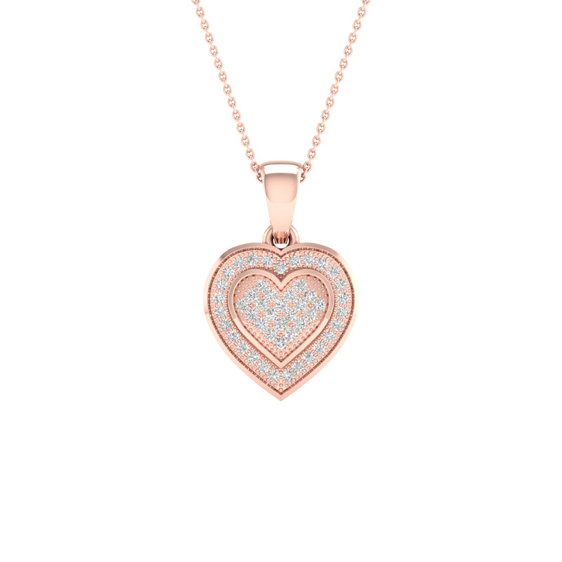 10K 0.15CT DIAM PENDANT