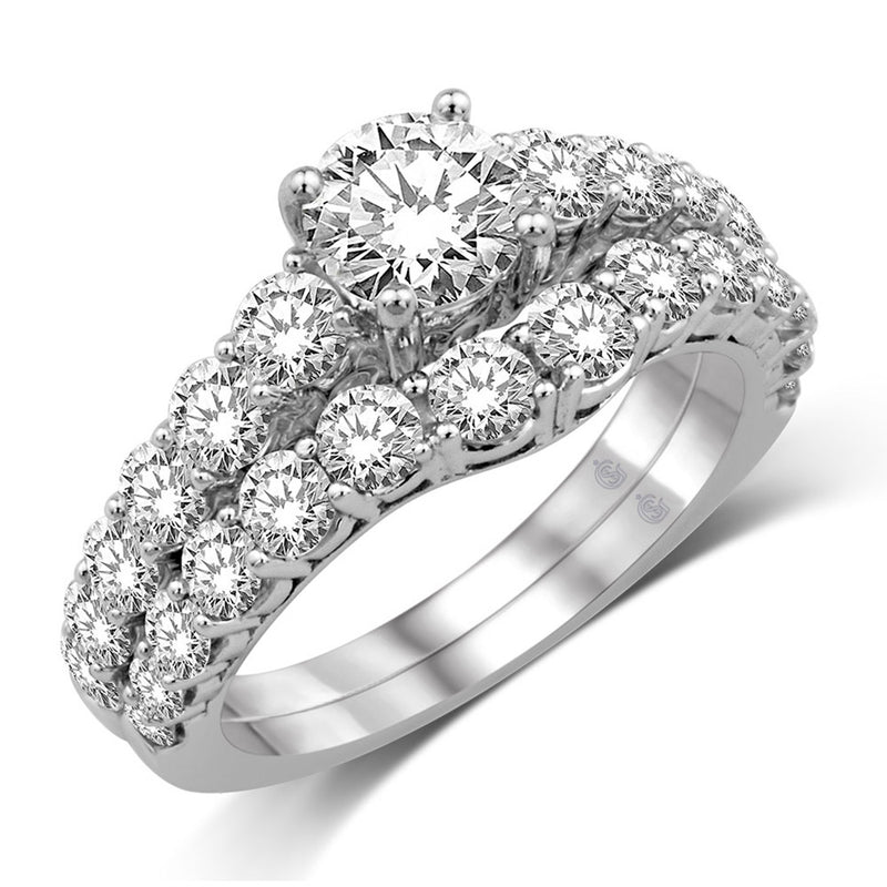 14K White Gold 5/8 Ct.Tw Fashion Ring