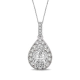 Lovecuts 14K White Gold 2/5 Ct.Tw.Diamond Fashion Pendant