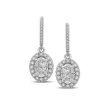 Lovecuts 14K White Gold 7/10 Ct.Tw.Diamond Fashion Earrings
