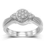 10K White Gold 1/5 Ctw Diamond Bridal Ring