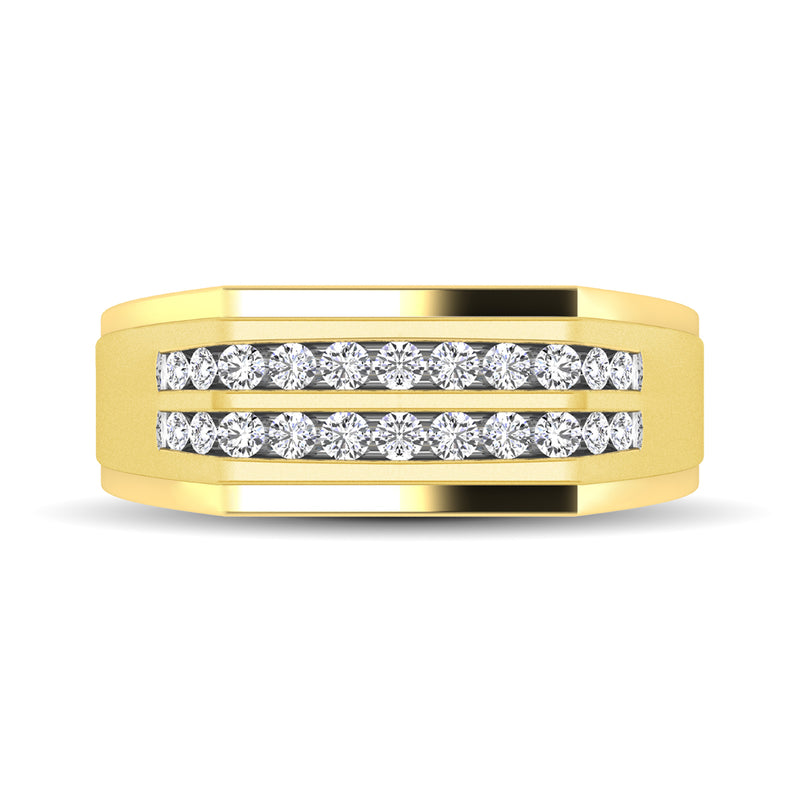 10K Yellow Gold 1/2 Ct.Tw. Diamond Men's Ring