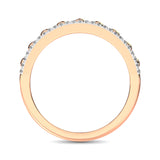 10K Rose Gold 1/4 Ct.Tw. Diamond Fashion Ring