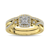 10K Yellow Gold 2/5 Ct.Tw. Diamond Bridal Ring