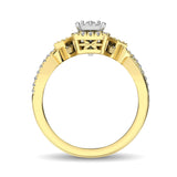 10K Yellow Gold 2/5 Ct.Tw. Diamond Bridal Ring