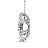 Diamond 1/4 Ct.Tw. Flower Pendant