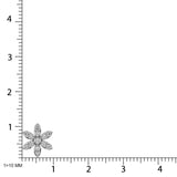 Diamond 1/4 Ct.Tw. Flower Pendant