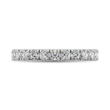 14K White Gold Diamond 1 1/4 Ct.Tw. 9 Stone Anniversary Band