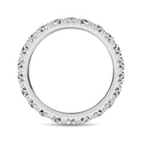 14K White Gold Diamond 1 5/8 Ct.Tw. 9 Stone Anniversary Band