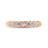 10K Rose Gold Diamond 1/2 Ct.Tw. Anniversary Ring
