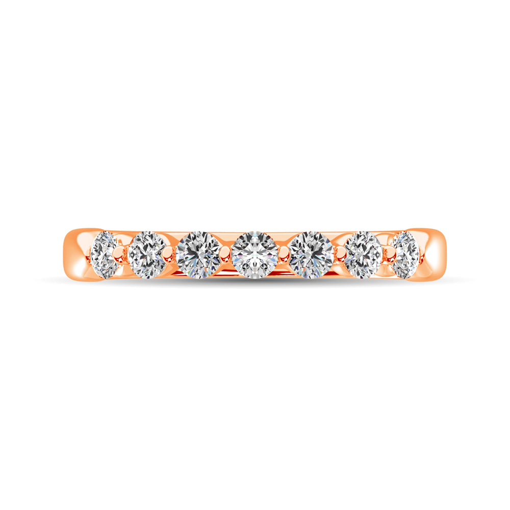 10K Rose Gold Diamond 1/2 Ct.Tw. Ladies Band