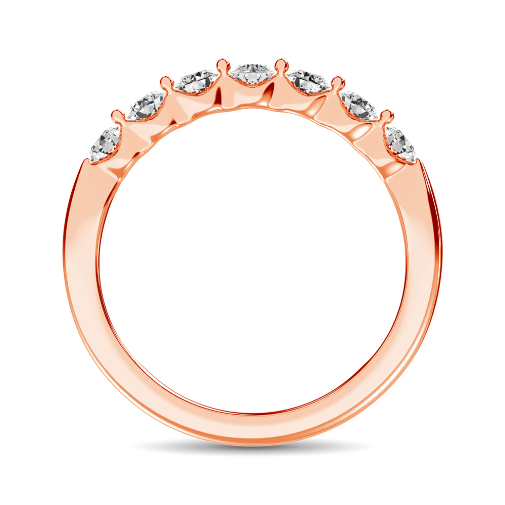 10K Rose Gold Diamond 1/2 Ct.Tw. Ladies Band