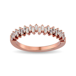 Diamond Ladies Band 1/4 ct tw in 14K Rose Gold