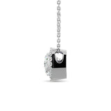 Diamond Round Shape Pendant 1/2 ct tw Round Cut in 14K White Gold