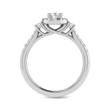 14KT White Gold 1Ct.Tw. Diamond keyani Bridal Ring